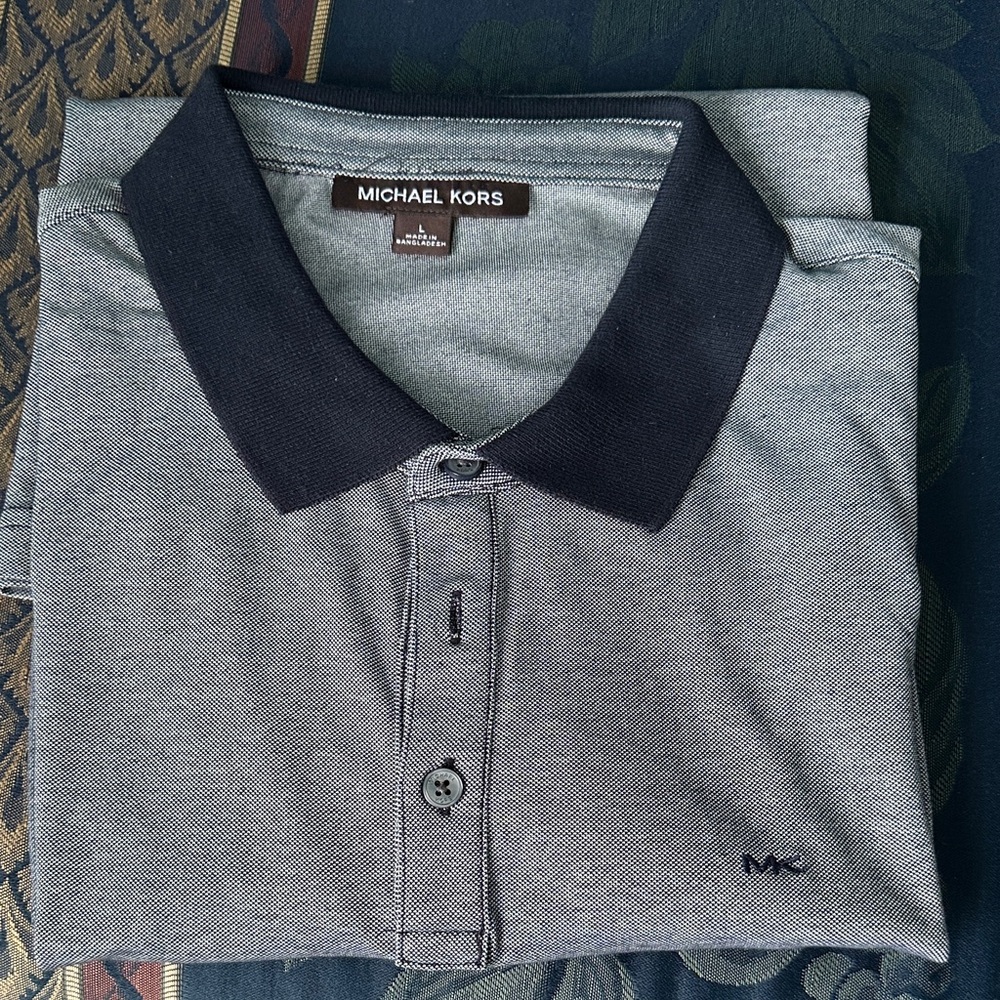Michael Kors Charcoal Polo Shirt for Men